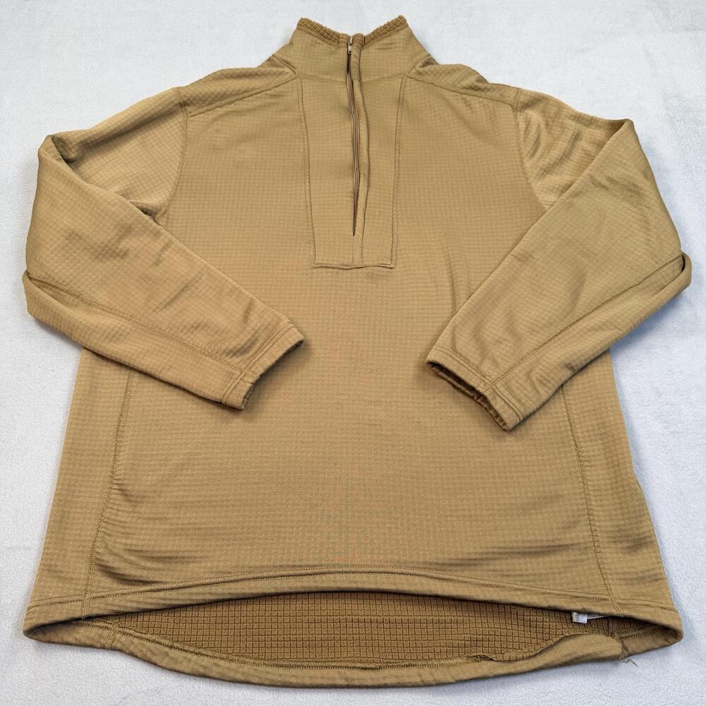 SEKRI PCU Level 2 Pullover Mens XL Beige 1/4 Zip Fleece Thermal Shirt Army